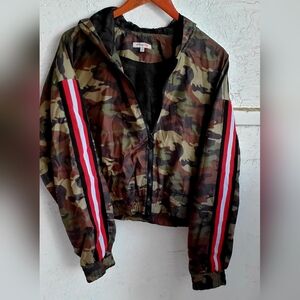 XL Orange Kiss Wind Breaker